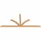 Ekena Millwork Richland Timber Gable Bracket, Western Red Cedar, 96"W x 44"H x 1 1/2"D x 3 1/2"F, 11/12 Pitch GBW096X44X0204RIC00SWR - alternate 2